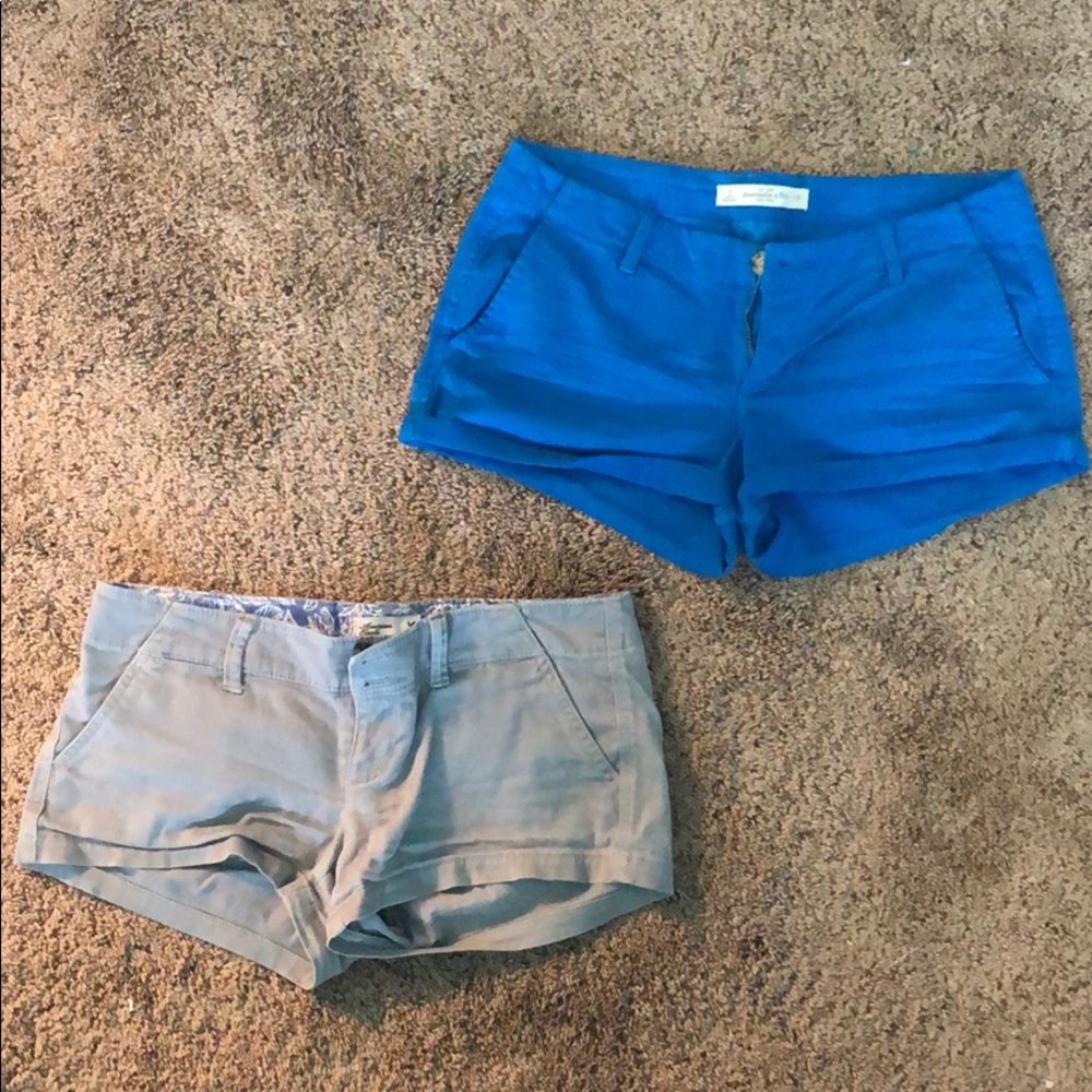 Blue and Gray Shorts